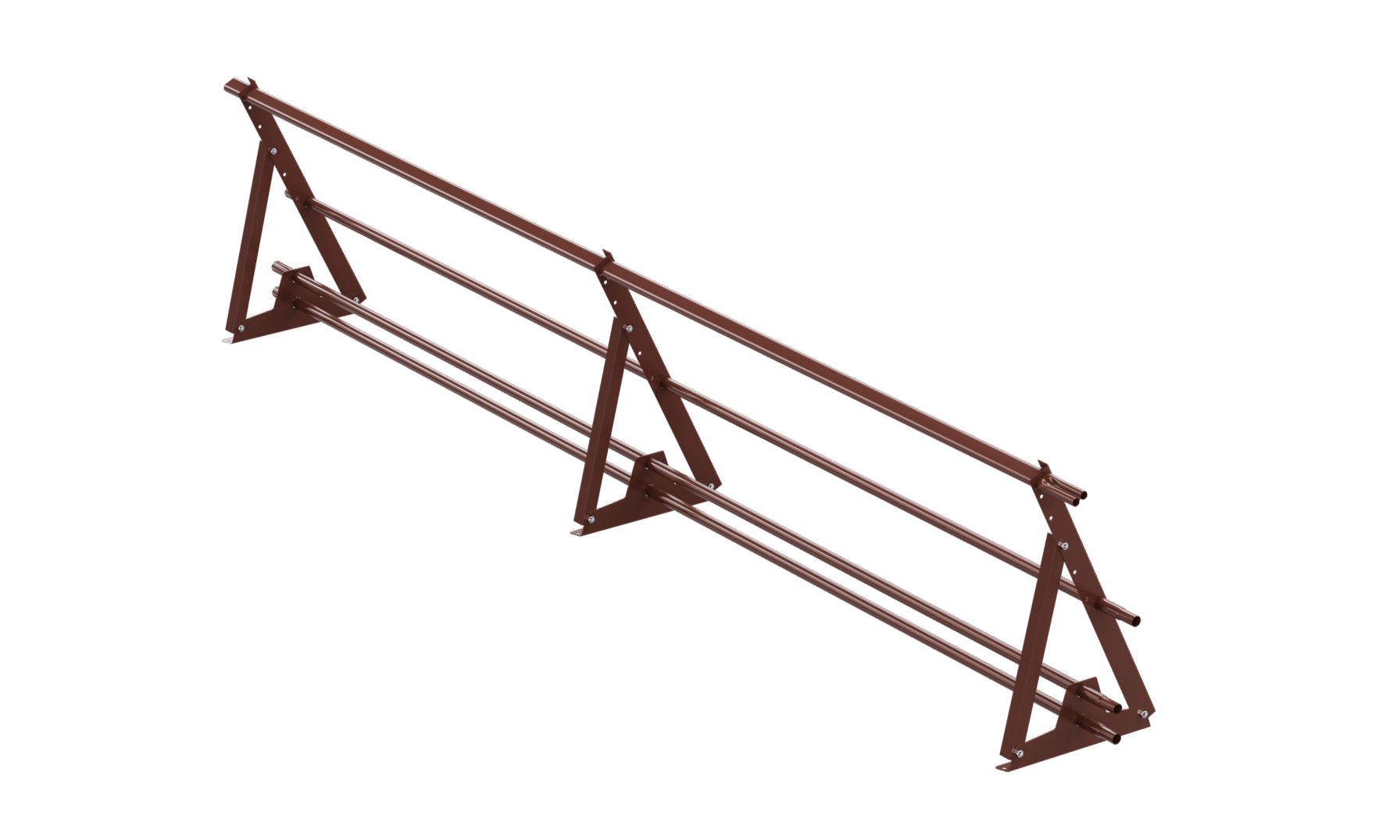 Ограждение кровельное VEGAlite 3000х600мм для мч, пн, и мягкой кровли с системой снегозадержания