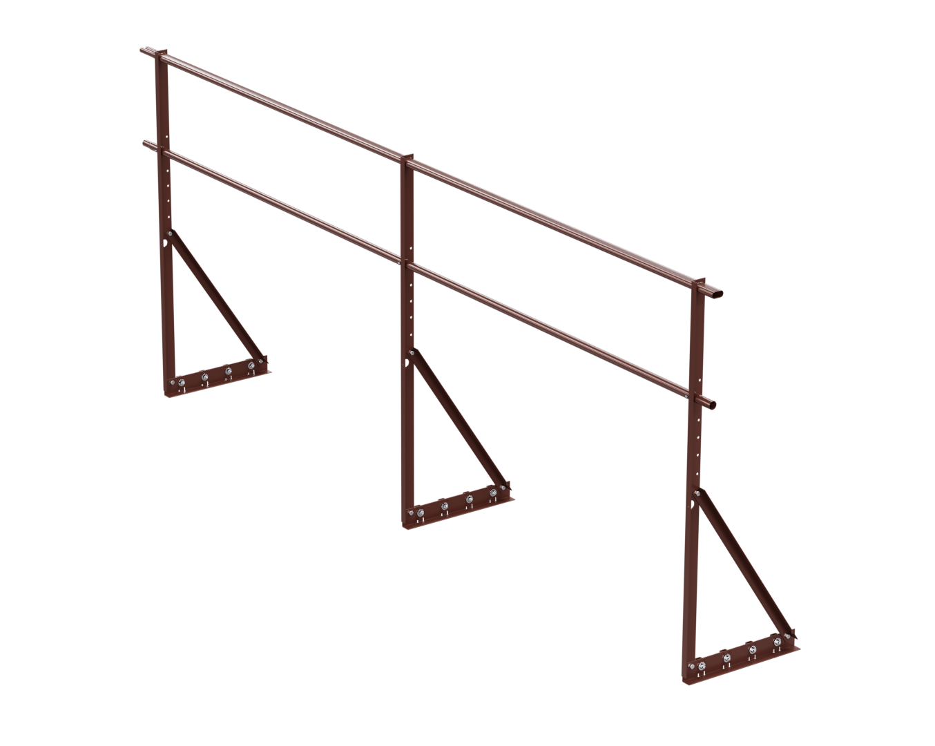 Ограждение кровельное ВЕГАЛайт 3000х900мм для фальцевой кровли