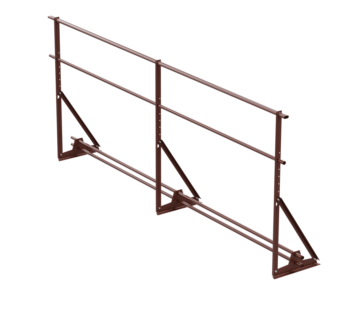 Ограждение кровельное ВЕГАЛайт 3000х1200мм для мч, пн, и мягкой кровли с системой снегозадержания