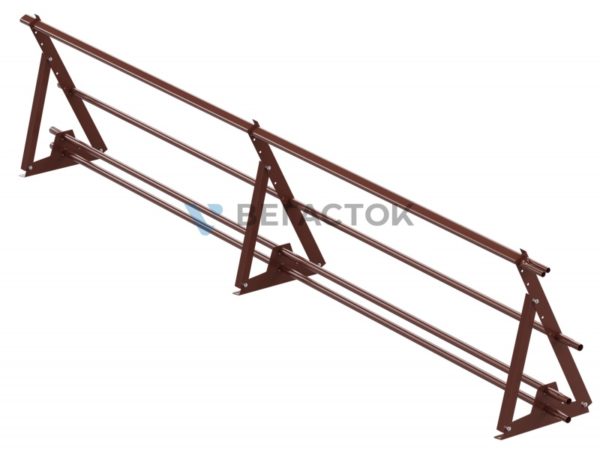 Ограждение кровельное VEGAStyle 3000х600мм для мч, пн, и мягкой кровли с системой снегозадержания
