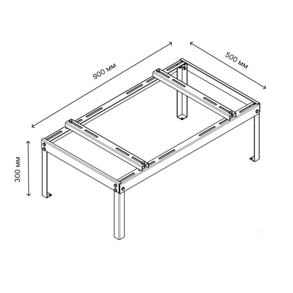 Подставка для кондиционера 900х500х300 мм