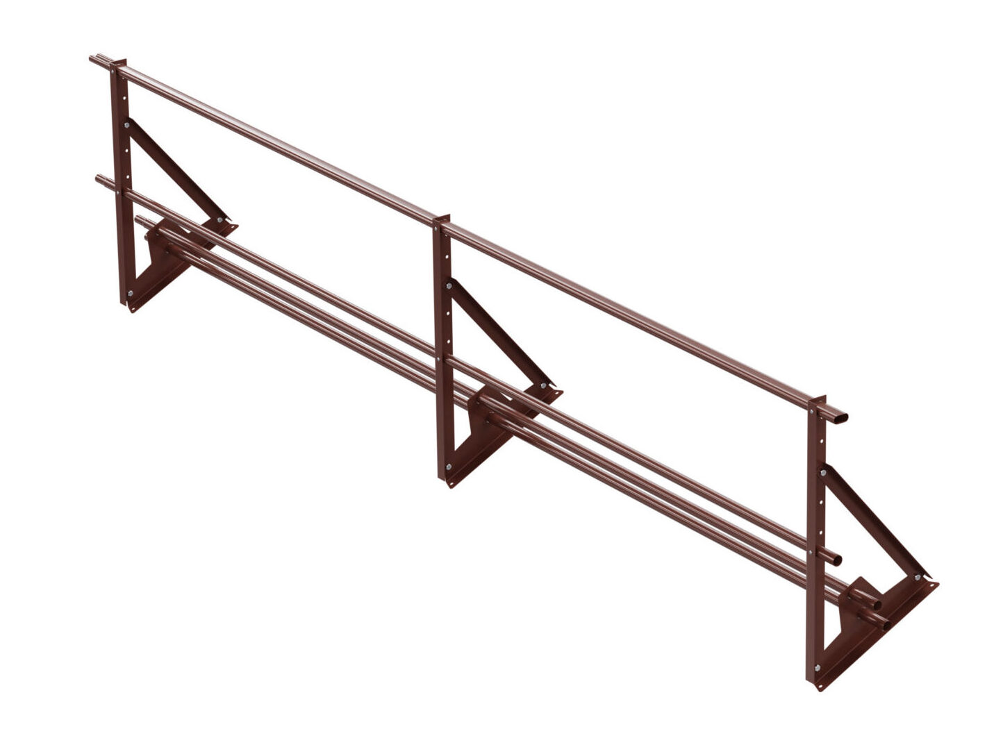 Ограждение кровельное VEGAStyle 3000х600мм для мч, пн, и мягкой кровли с системой снегозадержания